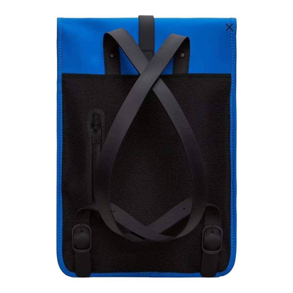 NWT Rains Backpack Mini Blue Waves Unisex Blue - Picture 2 of 11